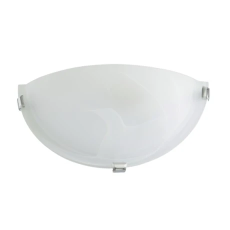 Wall sconce E27 with alabaster glass color white 30x8.5x15cm.