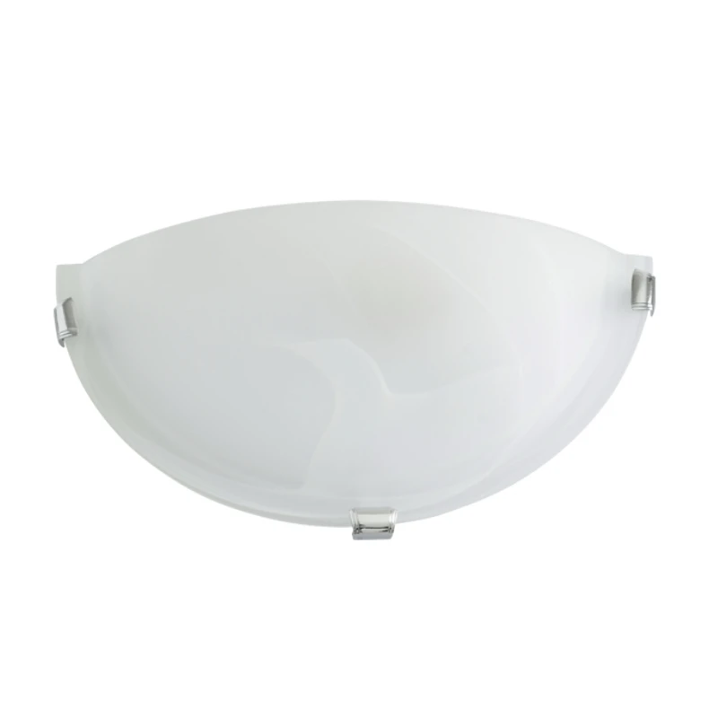 Wall sconce E27 with alabaster glass color white 30x8.5x15cm.