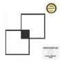 Estrid Megapap metallic Led wall lamp in black color 56x4x35cm.