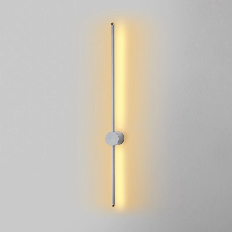 Trooper Megapap Led wall lamp in grey color 7x10x91cm.