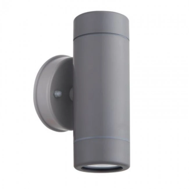 Wall sconce LED Up/Down IP65 2x3W color grey 6x8.7x15.8cm.