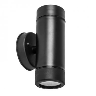 Wall sconce LED Up/Down IP65 2x3W color black 6x8.7x15.8cm.