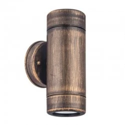 Wall sconce LED Up/Down IP65 2x3W color rust 6x8.7x15.8cm.