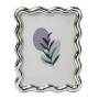 WAVY PHOTO FRAME IN SILVER COLOR 17X12CM