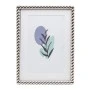 SILVER EMBOSSED METAL FRAME 19X14CM