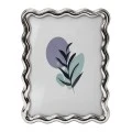 WAVY PHOTO FRAME IN SILVER COLOR 20X15CM