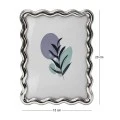 WAVY PHOTO FRAME IN SILVER COLOR 20X15CM