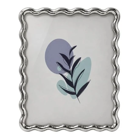WAVY PHOTO FRAME IN SILVER COLOR 27X22CM
