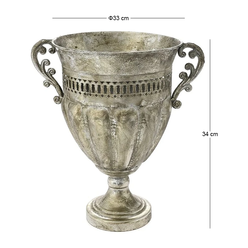 ΑΣΗΜΙ ΑΝΤΙΚΕ ΜΕΤΑΛΛΙΚΟΣ ΑΜΦΟΡΕΑΣ 33x26x34EK