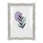 SILVER METAL PHOTO FRAME DECORATED WITH DIAMONDS 19,5X14,5CM