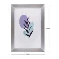 METAL PHOTO FRAME IN SILVER COLOR 18,5X13,5CM