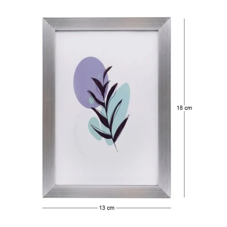 METAL PHOTO FRAME IN SILVER COLOR 18,5X13,5CM
