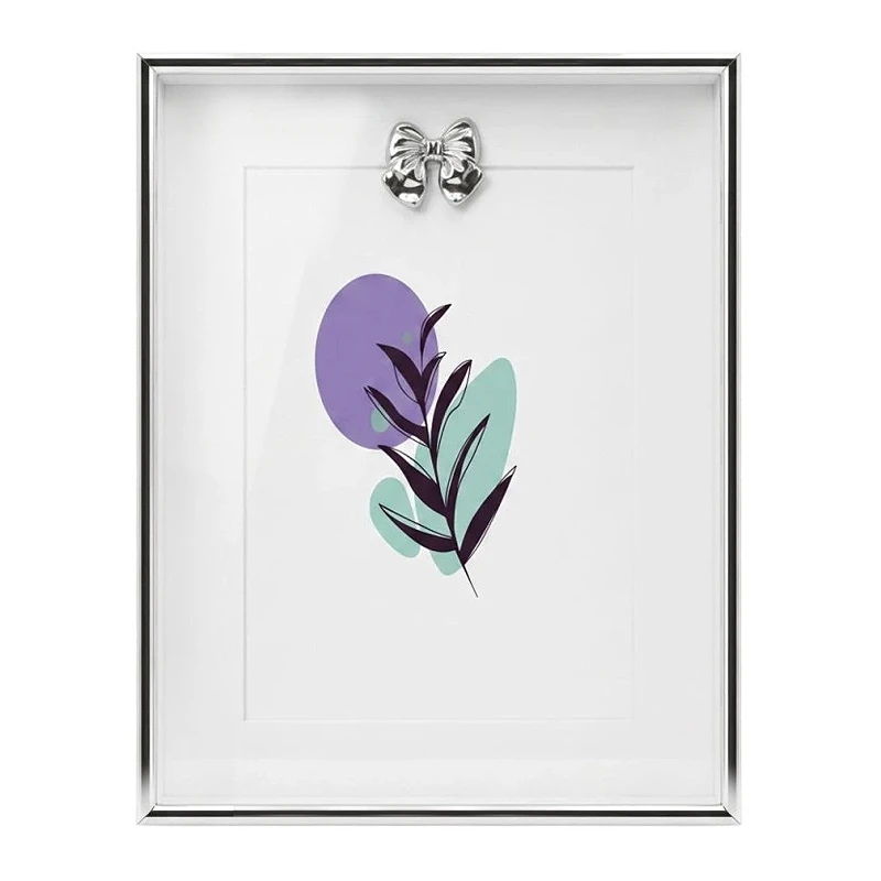 METAL PHOTO FRAME IN SILVER COLOR 18X13CM