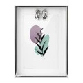 METAL PHOTO FRAME IN SILVER COLOR 23X18CM