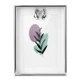 METAL PHOTO FRAME IN SILVER COLOR 23X18CM