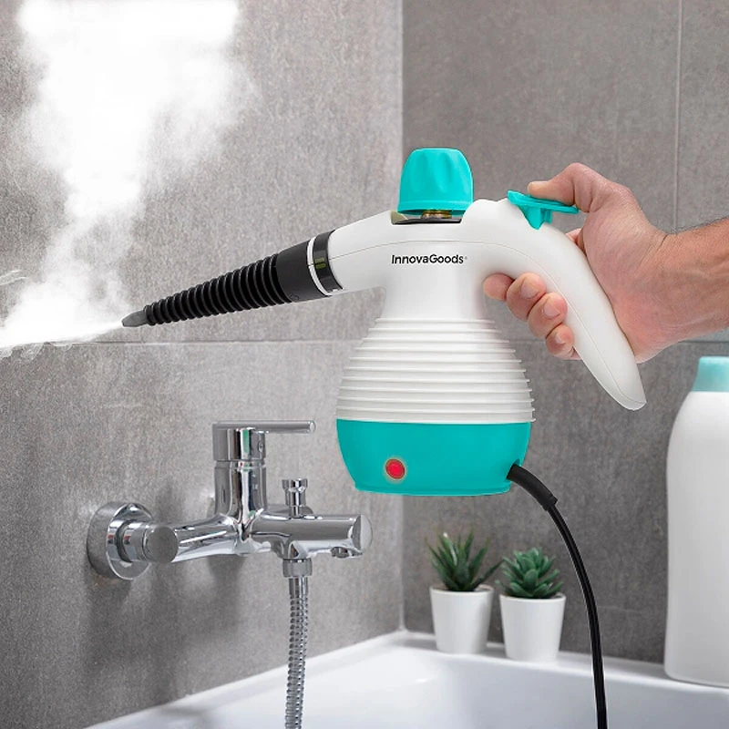 Steany 1000W handheld steam cleaner with 9 parts 0.35L