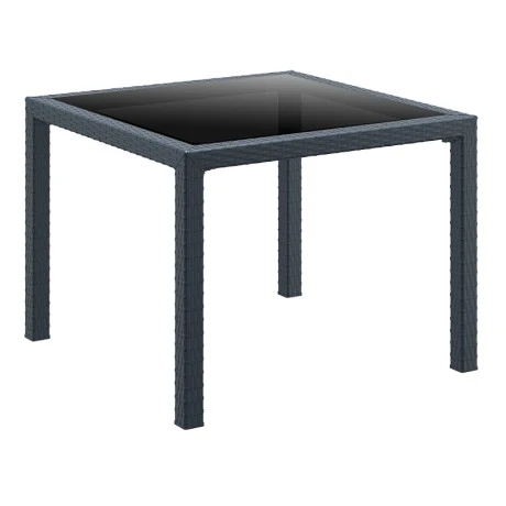 ΜΠΑΛΙ DARK GREY 94Χ94Χ75εκ.ΤΡΑΠΕΖΙ ΜΕ ΤΖΑΜΙ ΠΟΛ/ΝΙΟΥ - 53.0211