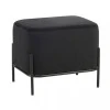 BELLA/L ΣΚΑΜΠΟ BLACK VELVET ΥΦΑΣΜΑ 48X37Χ39εκ.