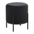 BELLA/R ΣΚΑΜΠΟ BLACK VELVET ΥΦΑΣΜΑ Φ.35Χ38εκ.