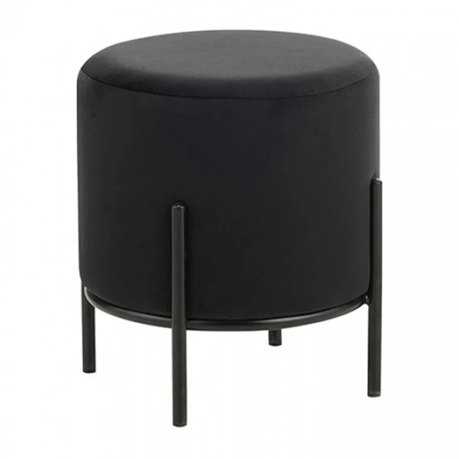 BELLA/R ΣΚΑΜΠΟ BLACK VELVET ΥΦΑΣΜΑ Φ.35Χ38εκ.