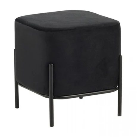 BELLA/S ΣΚΑΜΠΟ BLACK VELVET ΥΦΑΣΜΑ 36X36Χ38εκ.