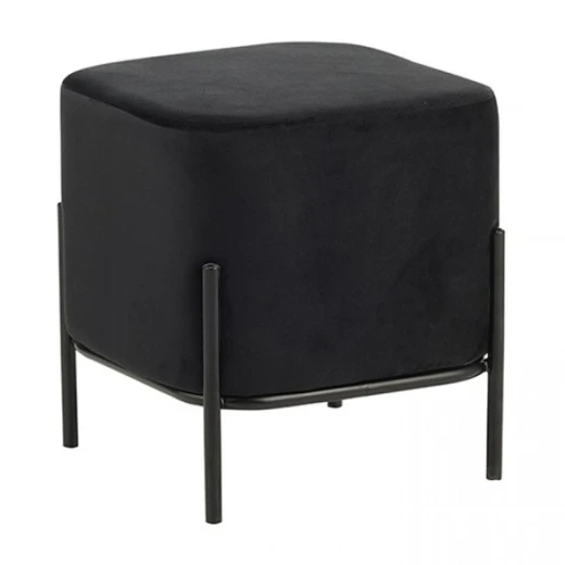 BELLA/S ΣΚΑΜΠΟ BLACK VELVET ΥΦΑΣΜΑ 36X36Χ38εκ.