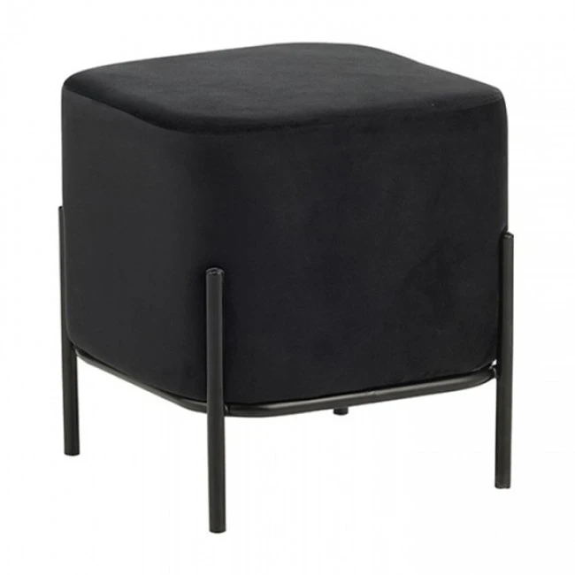 BELLA/S ΣΚΑΜΠΟ BLACK VELVET ΥΦΑΣΜΑ 36X36Χ38εκ.