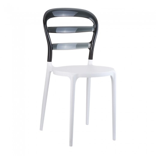 BIBI WHITE/BLACK TRANSP.ΚΑΡΕΚΛΑ