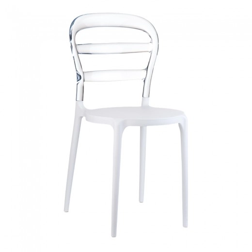 BIBI WHITE/CLEAR TRANSP.ΚΑΡΕΚΛΑ