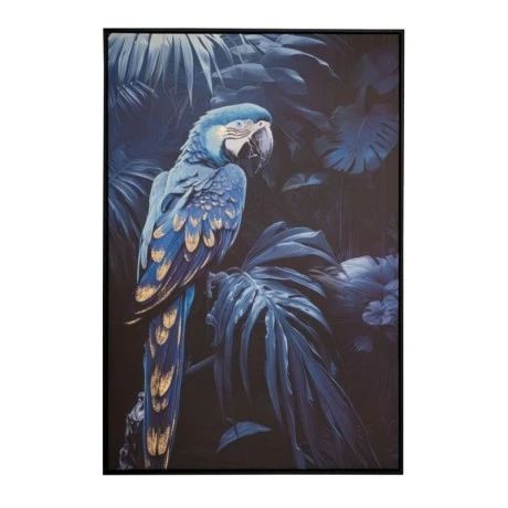 BLUE PARROT ΧΡΥΣΟΤΥΠΙΑ 83Χ123ΕΚ ME ΜΑΥΡΗ ΚΟΡΝΙΖΑ ΣΕ ΤΥΠΩΜΕΝΟ ΚΑΜΒΑ