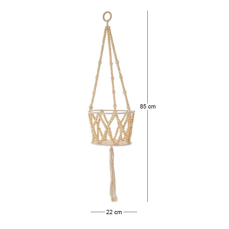 BOHO MACRAME PLANT HANGER 22X85CM