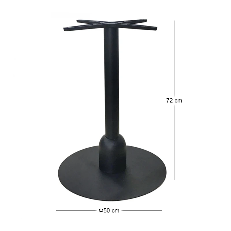 BORG Βάση Τραπεζιού Μέταλλο Βαφή Μαύρο / 13,30 Kg