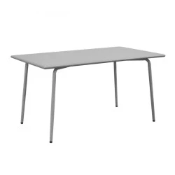 Τραπέζι κήπου Brio Flat Pro μεταλλικό χρώμα cool grey 4C 140x80x73εκ. Τραπέζι κήπου Brio Flat Pro μεταλλικό χρώμα cool grey 4C 140x80x73εκ.
