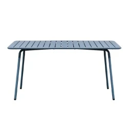 Τραπέζι κήπου Brio Slat Pro μεταλλικό χρώμα sandy blue 5415C 160x90x73εκ. Τραπέζι κήπου Brio Slat Pro μεταλλικό χρώμα sandy blue 5415C 160x90x73εκ.