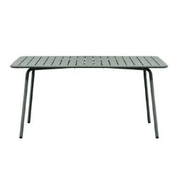 Τραπέζι κήπου Brio Slat Pro μεταλλικό χρώμα sandy green 5635C 160x90x73εκ. Τραπέζι κήπου Brio Slat Pro μεταλλικό χρώμα sandy green 5635C 160x90x73εκ.