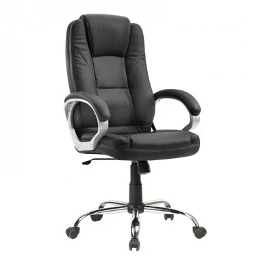 ΒΣ5600 CH ΜΑΥΡO PU ΠΟΛΥΘΡΟΝΑ ΓΡΑΦΕΙΟΥ. - 01.0113