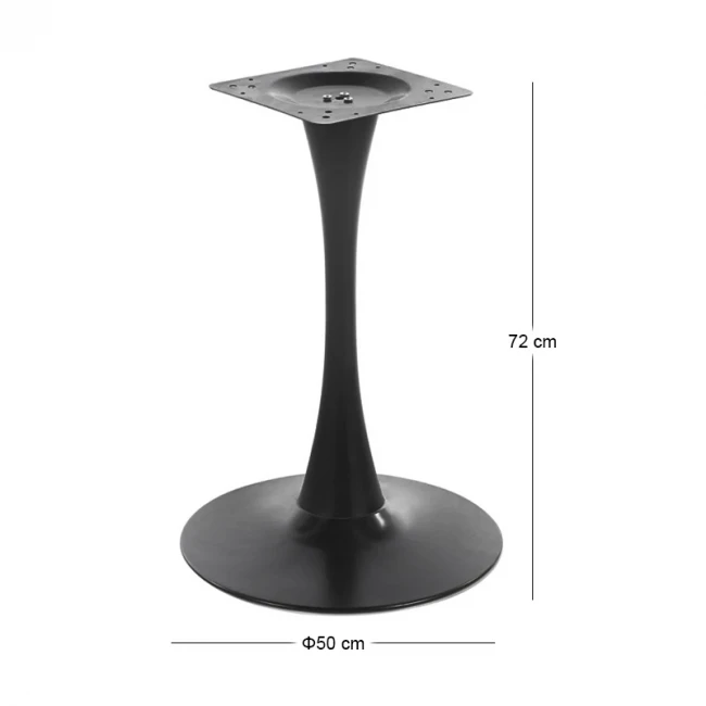 COLBI Βάση Τραπεζιού Μέταλλο Βαφή Μαύρο (4,00 Kg) Φ50cm H.72cm