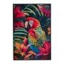 COLORFUL PARROT ΠΙΝΑΚΑΣ 83Χ123ΕΚ ΜΕ ΜΑΥΡΗ ΚΟΡΝΙΖΑ ΣΕ ΤΥΠΩΜΕΝΟ ΚΑΜΒΑ