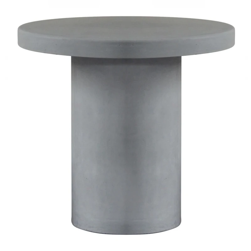 Concrete Cylinder Τραπέζι D.80Cm Cement Grey