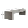 CONCRETE Bench 150x40cm Cement Grey