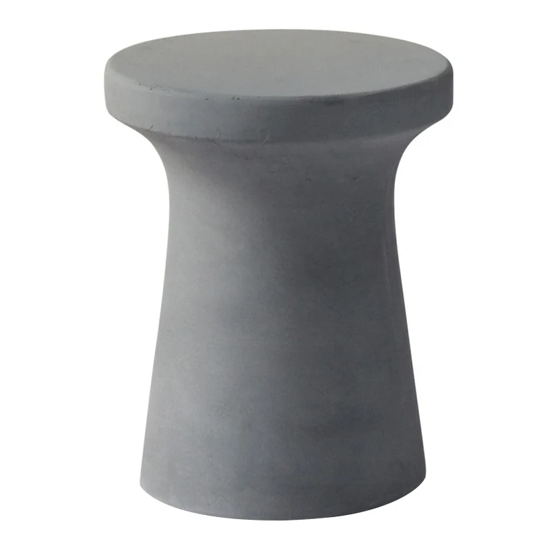 CONCRETE Stool D.35cm Cement Grey