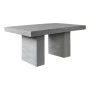Τραπέζι Concrete χρώμα cement grey 160x90x75εκ.