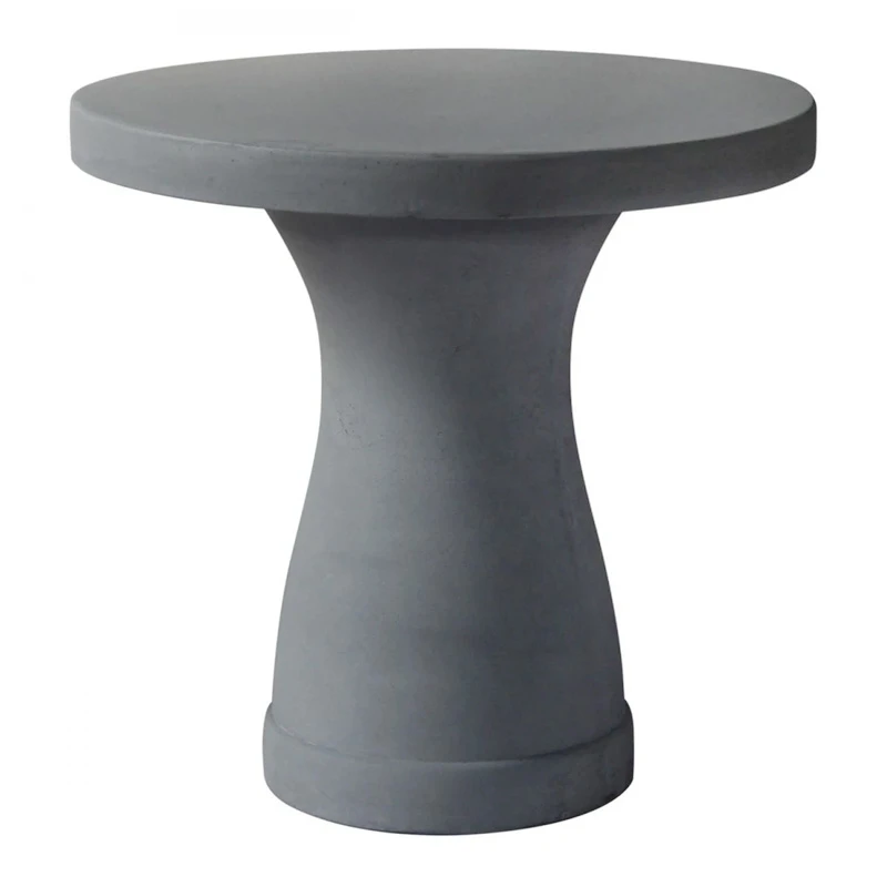 Concrete Τραπέζι D.80Cm Cement Grey