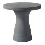 Τραπέζι Concrete χρώμα cement grey Φ80x75εκ.