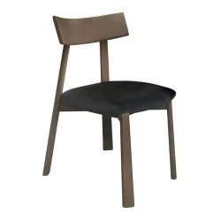 CORNEL Chair Walnut, Pu Black CORNEL Chair Walnut, Pu Black