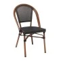 COSTA Chair Alu Walnut/Textilene mixed Black