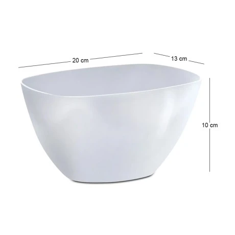 COUBI ORCHID ΛΕΥΚΟ ΠΛΑΣΤΙΚΟ ΚΑΣΠΩ 20Χ13Χ10ΕΚ