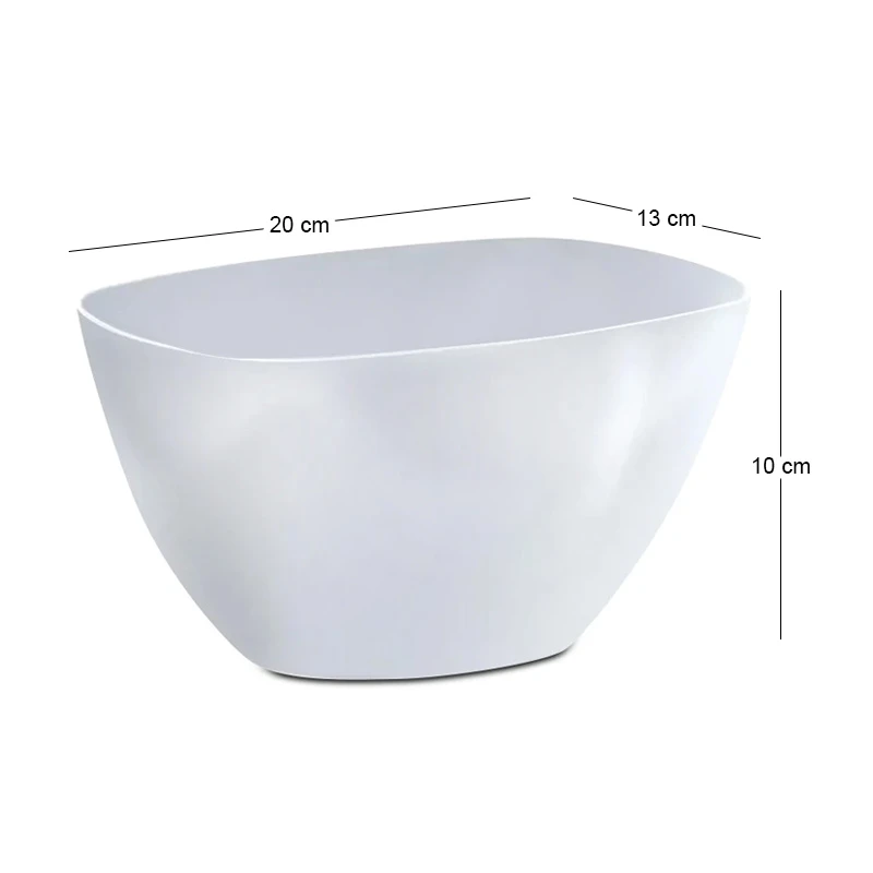 ΛΕΥΚΟ ΠΛΑΣΤΙΚΟ ΚΑΣΠΩ COUBI ORCHID  20X13X10 ΕΚ