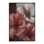 CREAM FLOWERS ΠΙΝΑΚΑΣ 83Χ123ΕΚ ME WENGE ΚΟΡΝΙΖΑ ΣΕ ΤΥΠΩΜΕΝΟ ΚΑΜΒΑ
