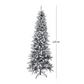 CHRISTMAS TREE FLOCKED PENCIL 240CM